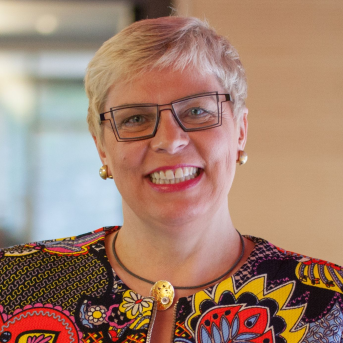 Ein Portrait von einer Frau 