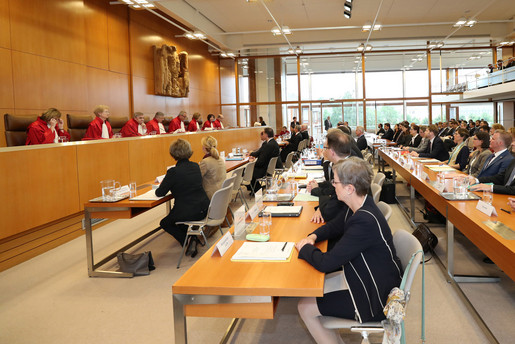 Urteilsverkündung zum Streikrecht für Beamte am 12.06.2918 am Bundesverfassungsgericht