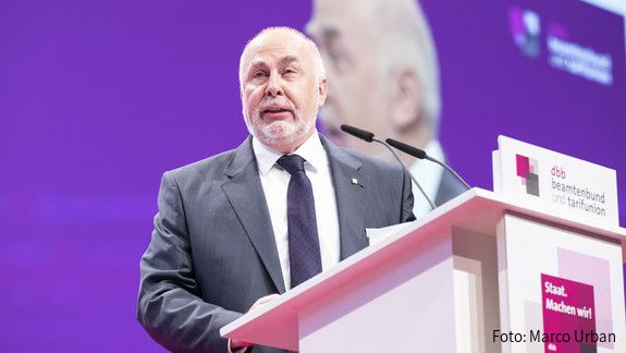 dbb Bundesvorsitzender Ulrich Silberbach dbb Bundesvorsitzender Ulrich Silberbach